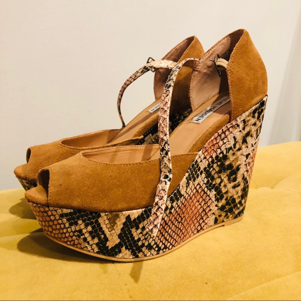 Snakeskin platforms